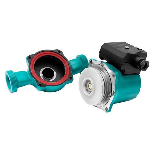 Насос циркуляционный 75Вт Hmax 4м Qmax 40л/мин &Oslash;1 1/2" 180мм зел + гайки &Oslash;1 WETRON LР525&ndash;4/180С (774312) фото