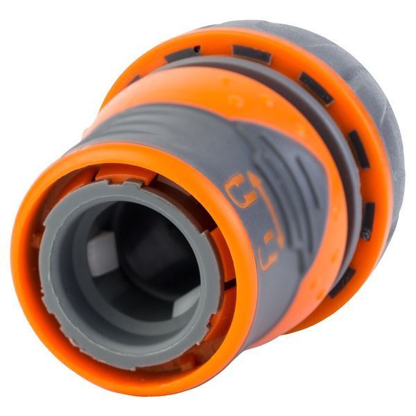 Коннектор 1/2" быстросъёмный для шланга 3/4" с замком (ABS+TPR) FLORA (5015484) фото