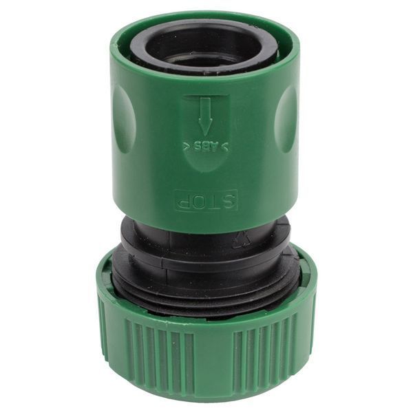 Коннектор 1/2" быстросъёмный аквастоп для шланга 3/4" (ABS) GRAD (5016125) фото