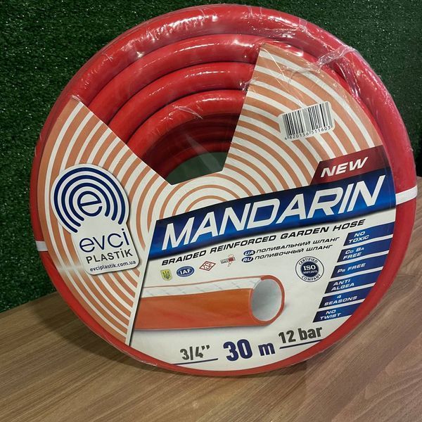 Шланг для поливу Evci Plastik Mandarin 3/4" 18,0x2,0мм (бухта 50м) фото