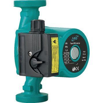 Насос циркуляційний 150Вт Hmax 7м Qmax 67л/хв &Oslash;2" 180мм+гайки &Oslash;1&frac14;" LEO 3.0 LRP32-70/180 (774444) фото