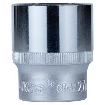 Насадка шестигранная короткая 1/2" 27мм CrV ULTRA (6070272) фото