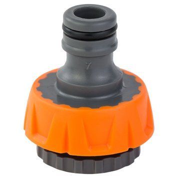 Адаптер для конектора 1/2" універсальний в/р 1/2"&times;3/4" (ABS+TPR) FLORA (5015834) фото