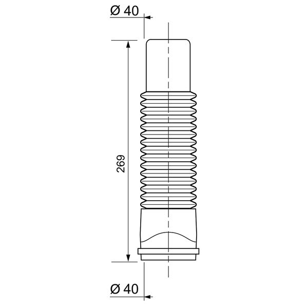 Соединение гибкое Magiflex Ø40мм F-M 227.9мм WIRQUIN (9549354)