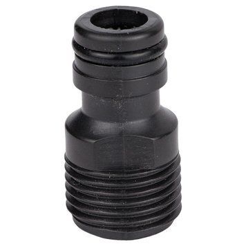 Адаптер для коннектора 1/2" с наружной резьбой 1/2" (ABS) GRAD (5016355) фото