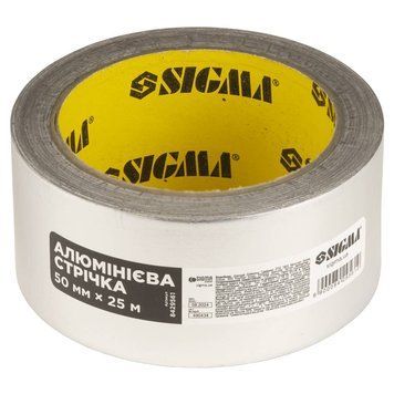 Стрічка алюмінієва 50мм&times;25м SIGMA (8429561) фото