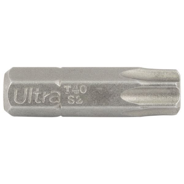 Біти TORX 40&times;25мм &frac14;" 10шт S2 (блістер) ULTRA (4015412) фото