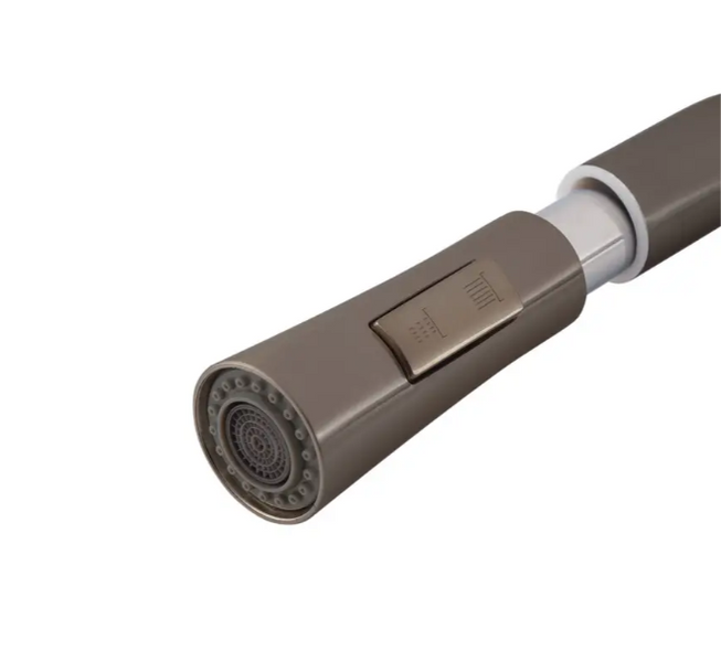 Змішувач для кухні з висувним виливом MIXXUS PREMIUM SUMMER 014 GRAPHITE з висувним виливом (Колір графіт) (MI8282) фото
