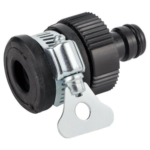Адаптер для коннектора 1/2" универсальный на кран без резьбы 1/2"&times;3/4" (ABS) GRAD (5016375) фото