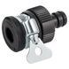 Адаптер для коннектора 1/2" универсальный на кран без резьбы 1/2"&times;3/4" (ABS) GRAD (5016375) фото 2