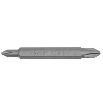 Набор бит двухсторонних PН1-PН2&times;65мм 1/4" 10шт S2 Chrome (лента) SIGMA (4011151) фото