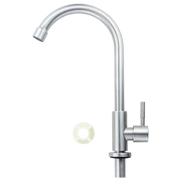 Змішувач KT 1/2" монокран на гайці SS AQUATICA KT-1G170P (9722601) фото