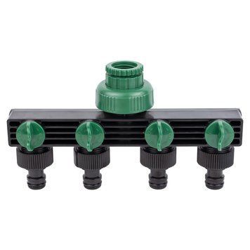 Кран розподільний з адаптерами 1/2" 4-е виходу в/р 1/2"&times;3/4" (ABS) GRAD (5016905) фото