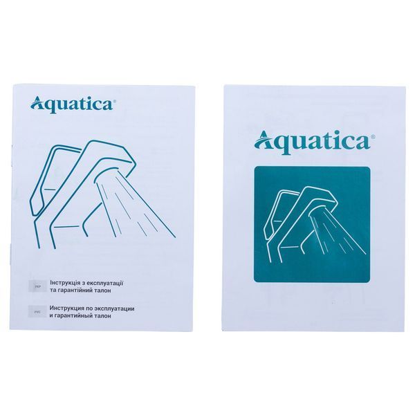 Змішувач HL &Oslash;35 для раковини гусак вигнутий на гайці AQUATICA HL-1A230C (9734000) фото