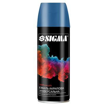 Эмаль аэрозольная акриловая 400мл RAL 5002 ультрамариново-синий глянец SIGMA (2737141) фото