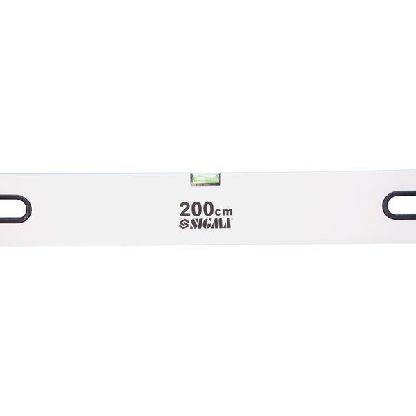 Правило-рівень 2 капсули, вертикальний і горизонтальний з ручками Profi 2000мм SIGMA (3712201) фото