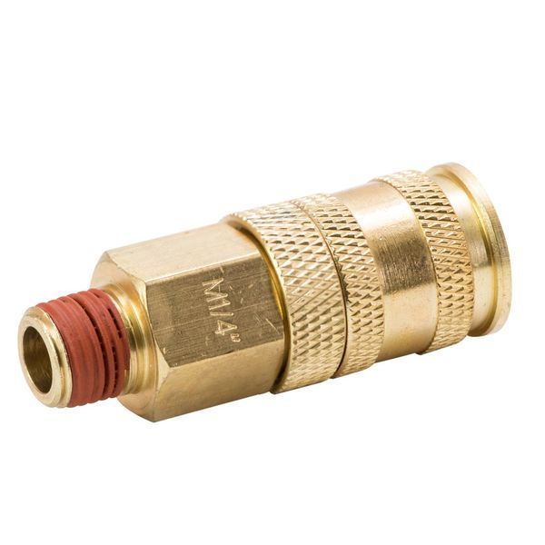Соединение быстросъемное усиленное с фиксатором MT 1/4" (латунь) SIGMA (7021611) фото