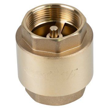Клапан обратный F1 1/2"&times;F1 1/2" (латунь) euro 640г AQUATICA (779658) фото
