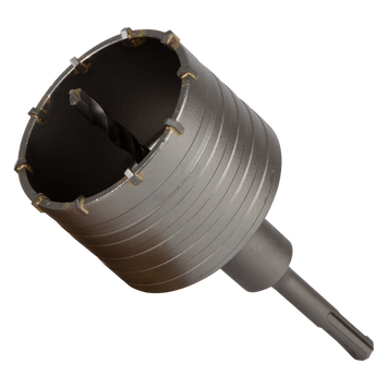 Коронка по бетону &Oslash;80&times;70мм 10 зубців + хвостовик 110мм SDS-plus GRAD (1514405) фото