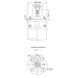 Насос відцентровий 380В 18.5кВт H 126(70)м Q 1300(1000)л/хв &Oslash;145мм колеса нерж сталь+пульт (з 3х частин) DONGYIN 6SP60-9 (7777663) фото 3