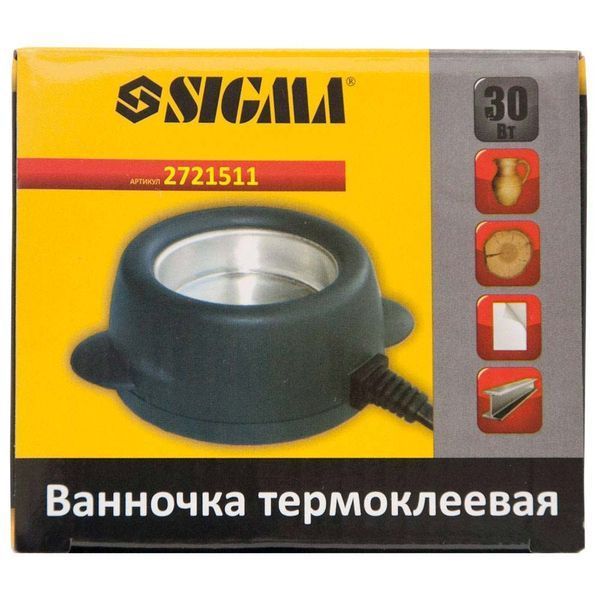Ванночка термоклейова 30Вт SIGMA (2721511) фото